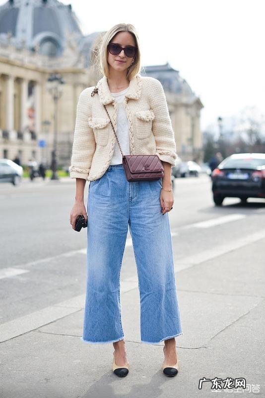 牛仔阔腿裤配什么鞋子?