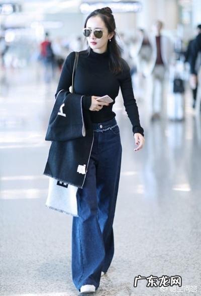 牛仔阔腿裤配什么鞋子?