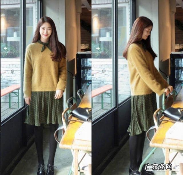 毛衣搭配半身裙那么好看,韩国小姐姐是如何做到的?
