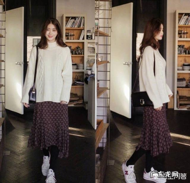 毛衣搭配半身裙那么好看,韩国小姐姐是如何做到的?