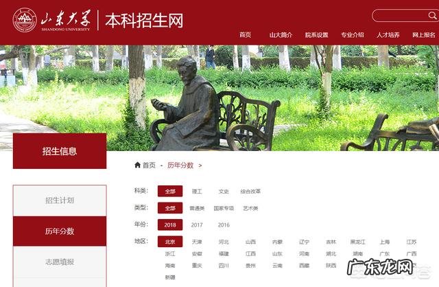 什么地方能查到2018年山东省各高校的录取分数线?