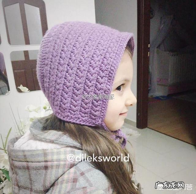 有小孩挡脸蛋儿的帽子的编织方法吗?