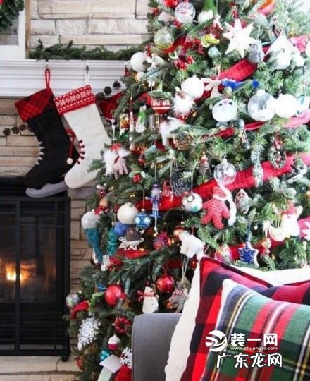 圣诞节房间布置图片 圣诞节布置图