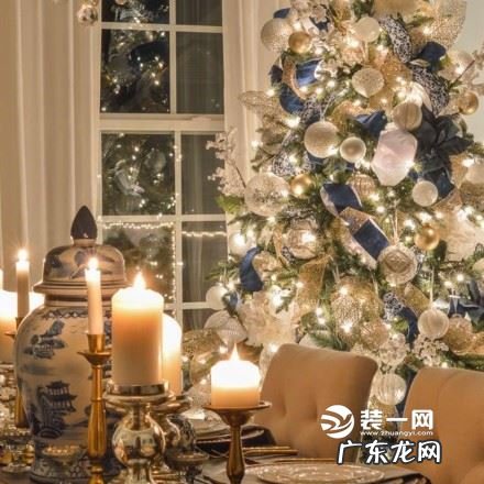 圣诞节房间布置图片 圣诞节布置图