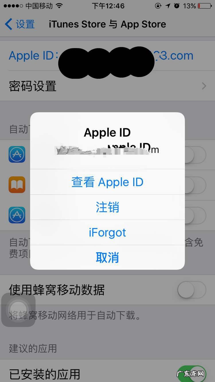 苹果登录id密码忘记了怎么办