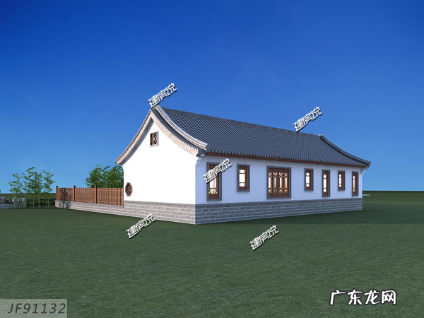 一层中式豪宅，有庭有院，风水绝佳，排队来参观的人不少 风水好的房子图片