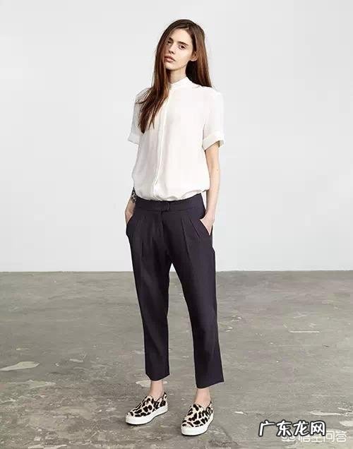 穿九分裤的时候,如何搭配鞋子?