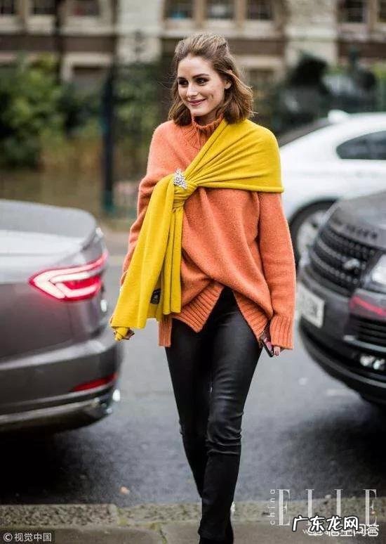 穿高领毛衣怎么样围围巾？