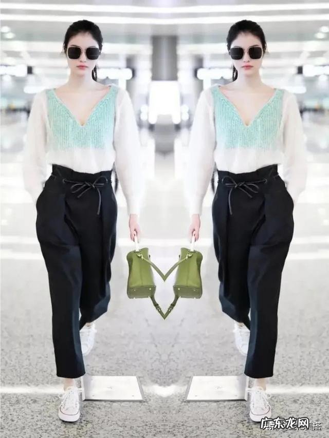 秋装的纸袋裤怎样搭配更显时尚气质?