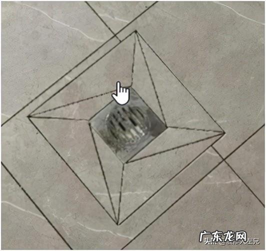 地漏贴砖回字形
