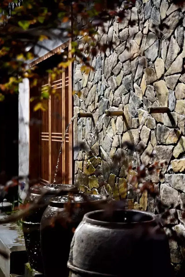 石磨景观造型图片大全 石磨与风水池图片区别