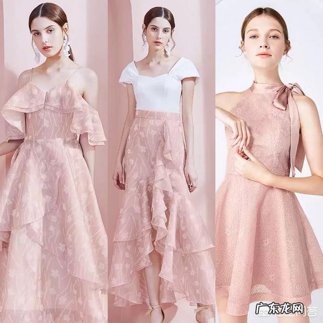 春夏有什么好看的粉色高腰连衣裙推荐?