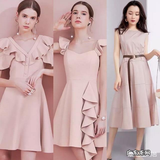 春夏有什么好看的粉色高腰连衣裙推荐?