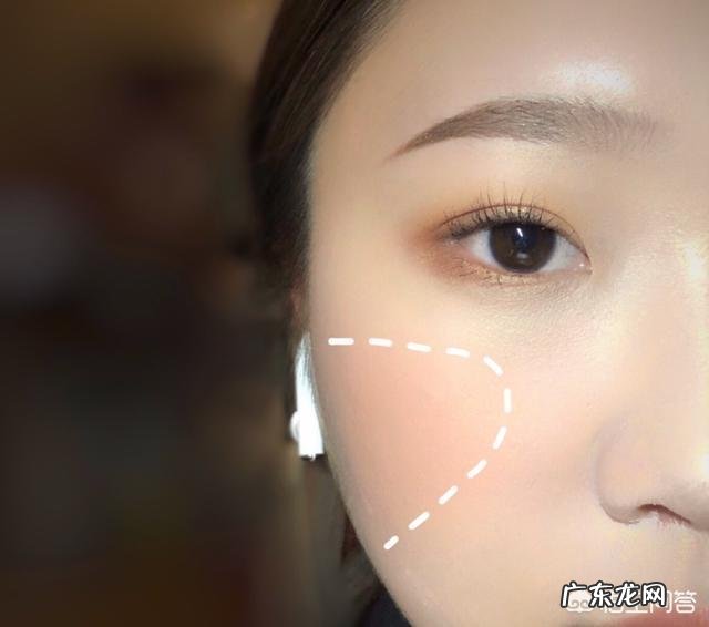 腮红应该打在哪个位置?