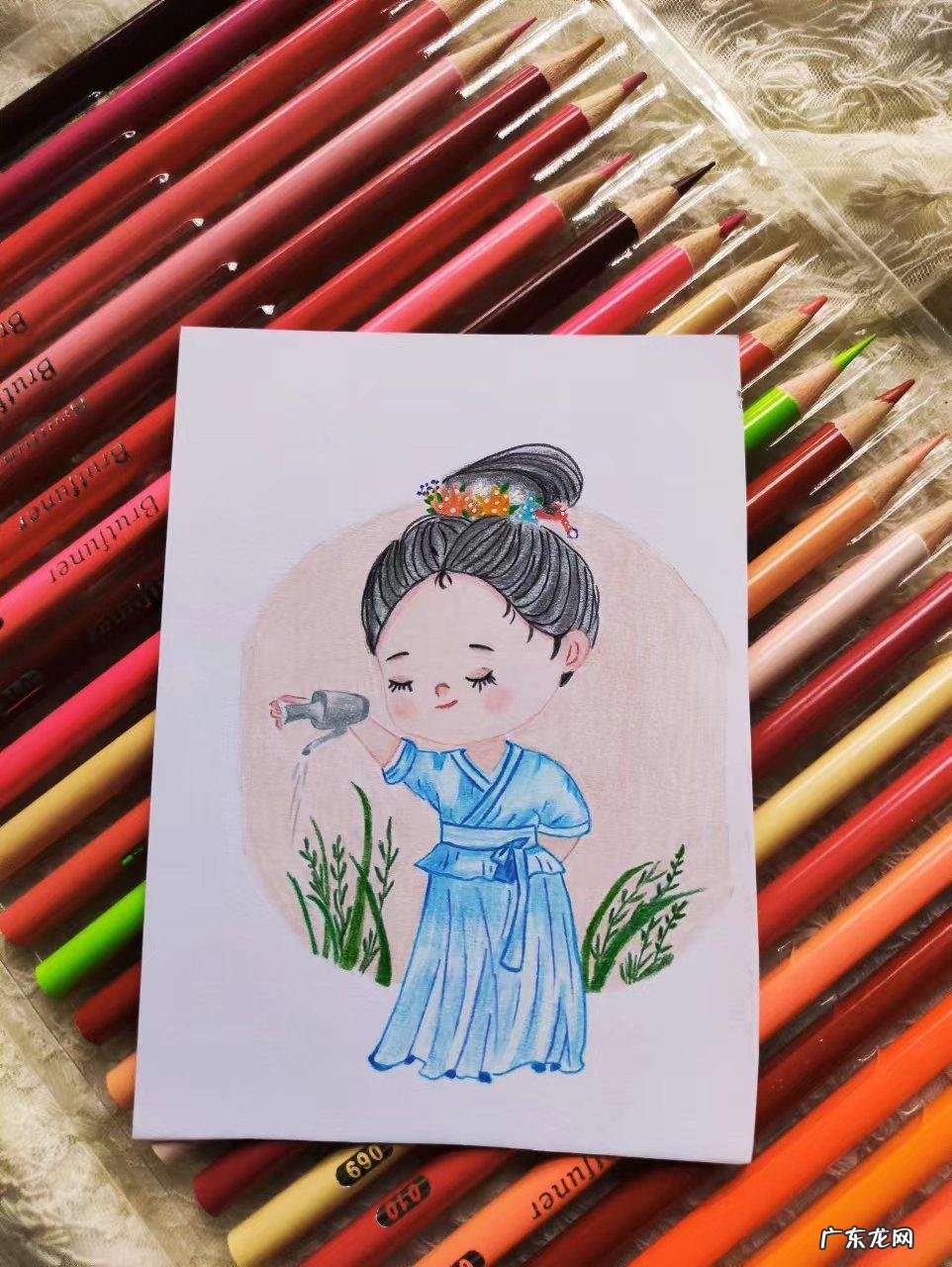 古风水彩画 古风水彩人物画法