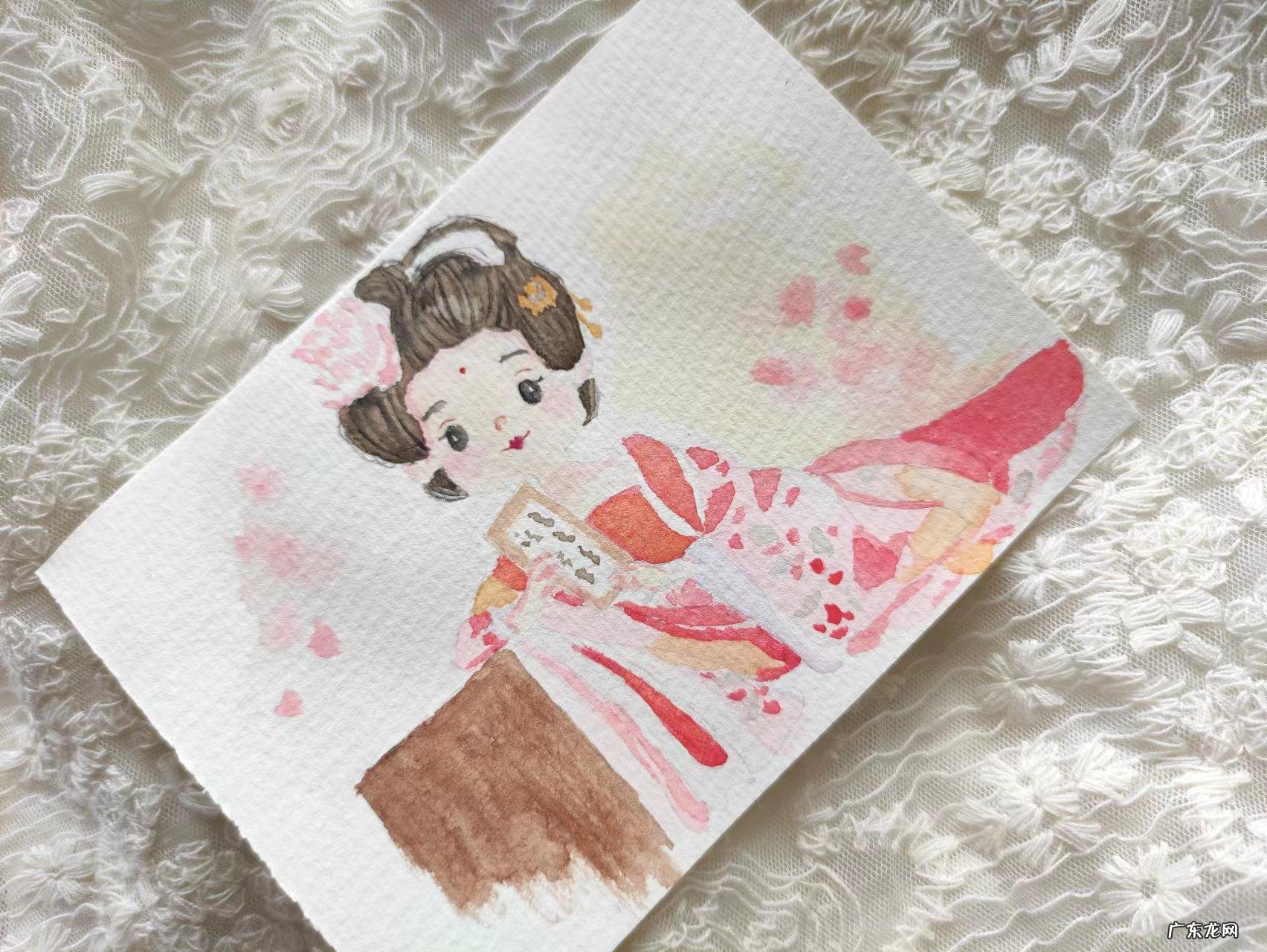 古风水彩画 古风水彩人物画法