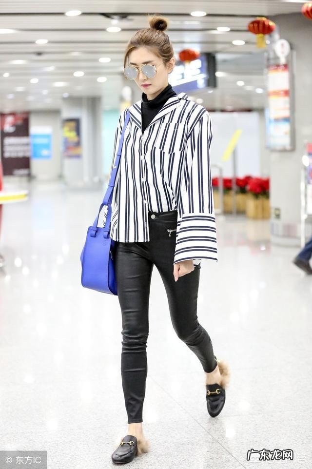 蓝白竖条纹休闲衬衣,搭配什么裤子比较好看?