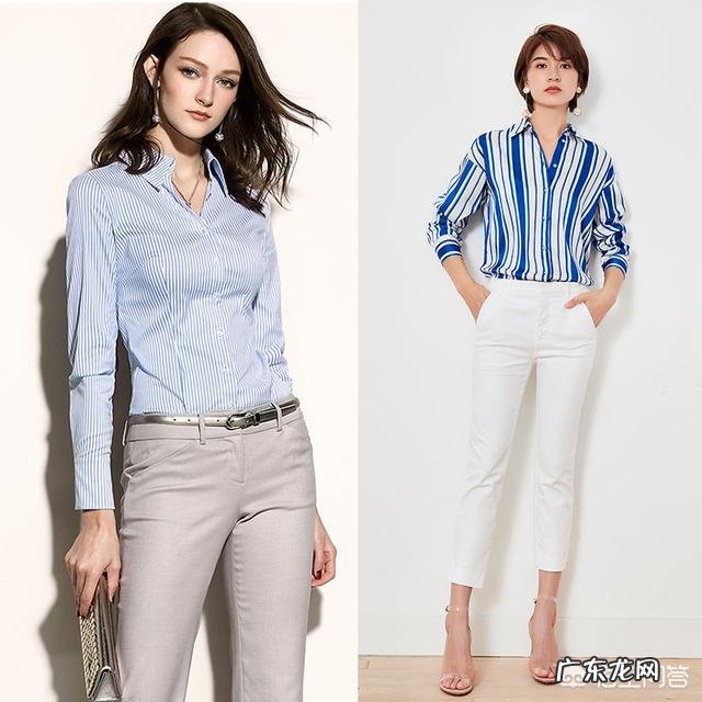 蓝白竖条纹休闲衬衣,搭配什么裤子比较好看?