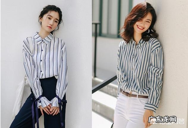 蓝白竖条纹休闲衬衣,搭配什么裤子比较好看?