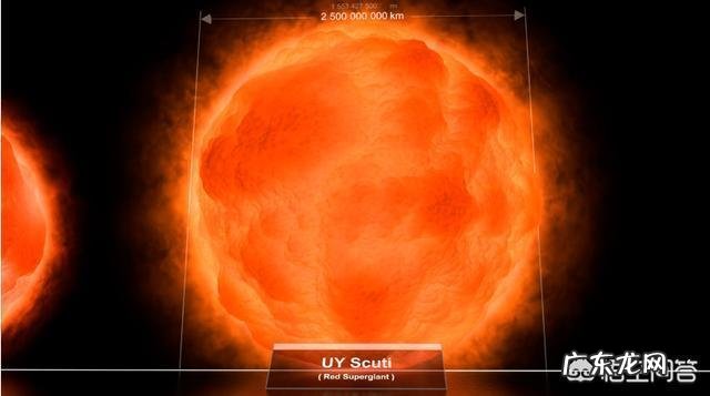 宇宙体积最大的盾牌座UY有多大?