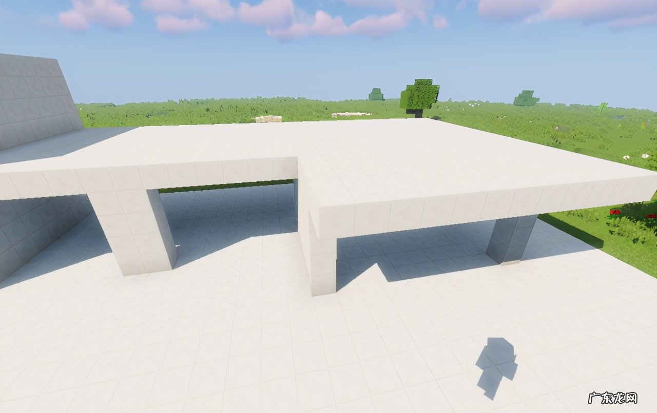 我的世界100×100别墅教程 我的世界别墅教程 现代