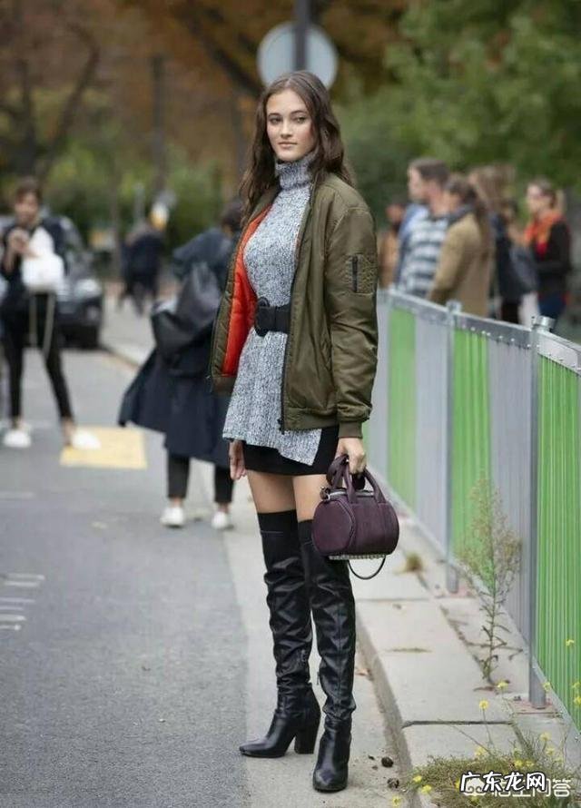 针织长裙搭配什么外套好看?