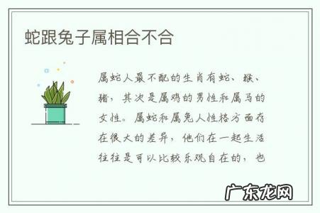 蛇跟兔子属相合不合-属兔和老虎属相合不合