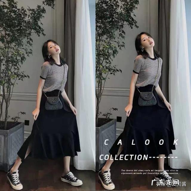 黑色半身针织裙,搭配什么上衣好看呢?
