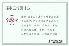瑶字五行属什么-诗字五行属什么