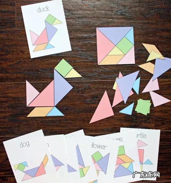 用七巧板拼各种各样的图案 七巧板图案大全的图片小鸟