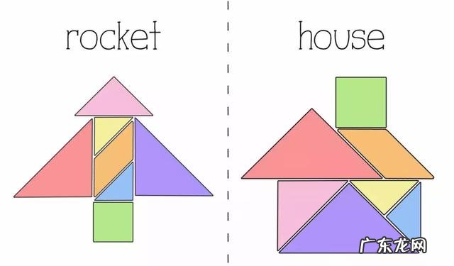 用七巧板拼各种各样的图案 七巧板图案大全的图片小鸟