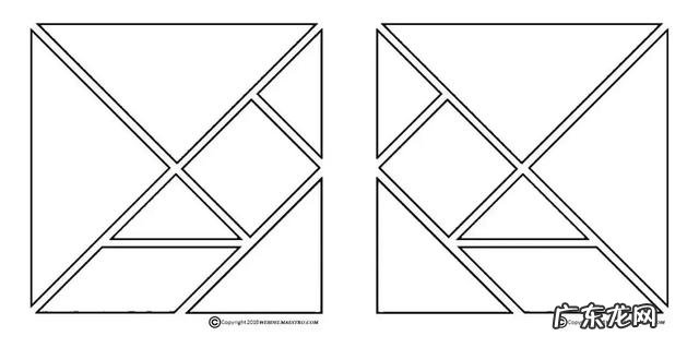用七巧板拼各种各样的图案 七巧板图案大全的图片小鸟