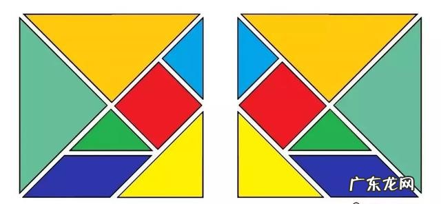 用七巧板拼各种各样的图案 七巧板图案大全的图片小鸟