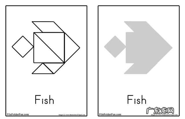 用七巧板拼各种各样的图案 七巧板图案大全的图片小鸟