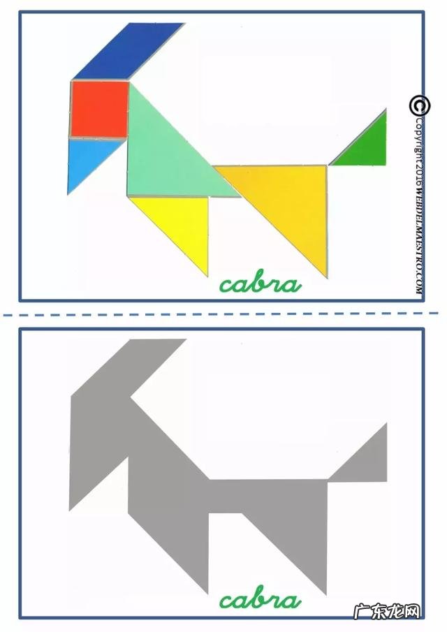 用七巧板拼各种各样的图案 七巧板图案大全的图片小鸟