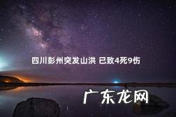 已致4死9伤 汶川地震十个极重灾区 彭州死亡人数
