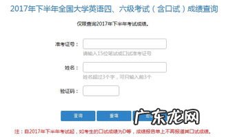 2017大学英语四级成绩查询入口 2021大学英语四级成绩查询官网