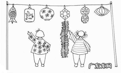 各种各样的花灯简笔画 看花灯简笔画简单又漂亮图片