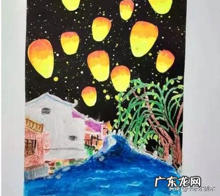 孔明灯简笔画古风 孔明灯简笔画图片大全可爱
