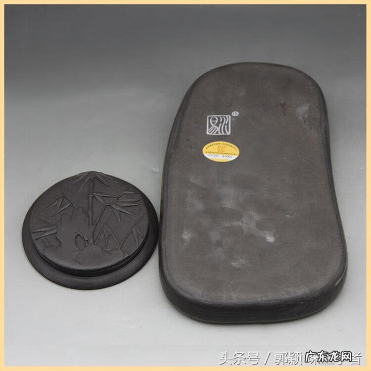 易水砚紫翠石好吗 易水秋风水草砚试墨欣赏