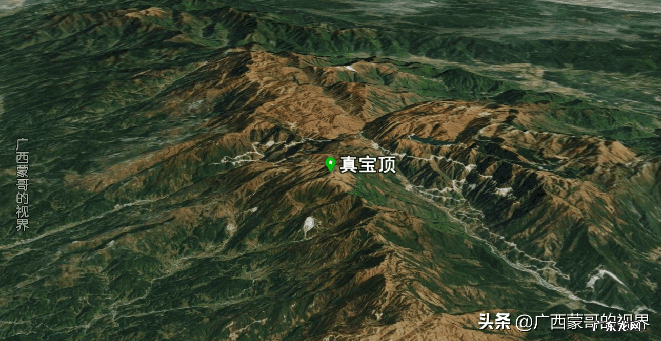 广西山脉地形图 广西风水卫星山脉地图
