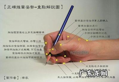 握笔的正确姿势儿歌 握笔的正确姿势口诀拇指食指捏着