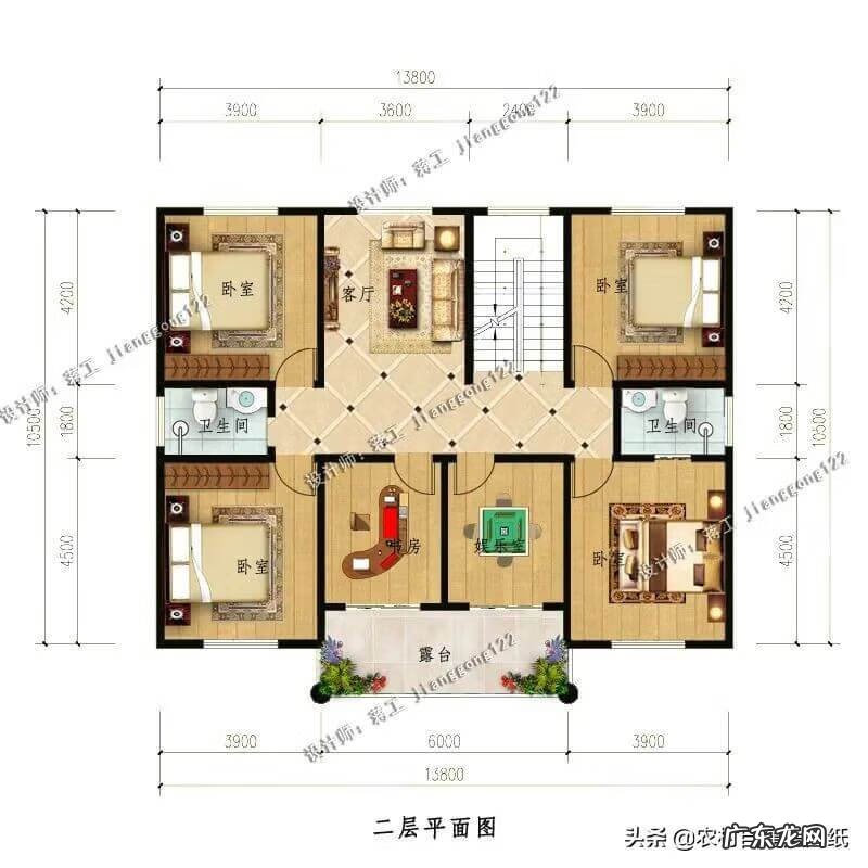 农村三层楼 农村房子 三层楼