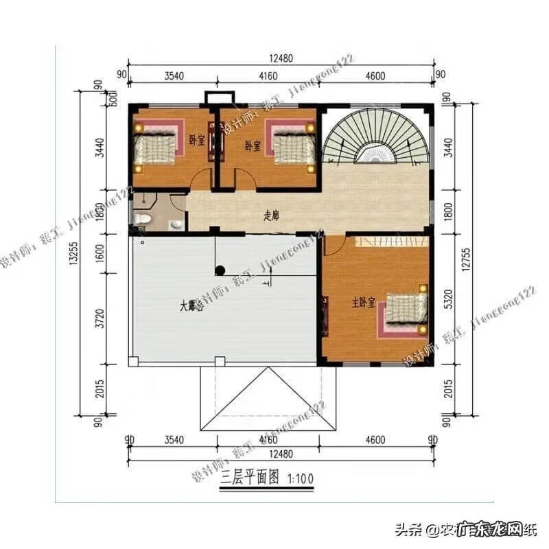 农村三层楼 农村房子 三层楼