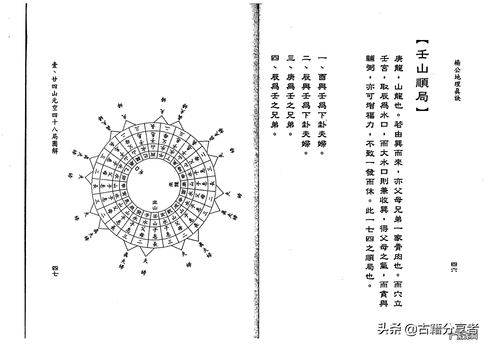 杨公风水秘诀 杨公风水掌诀