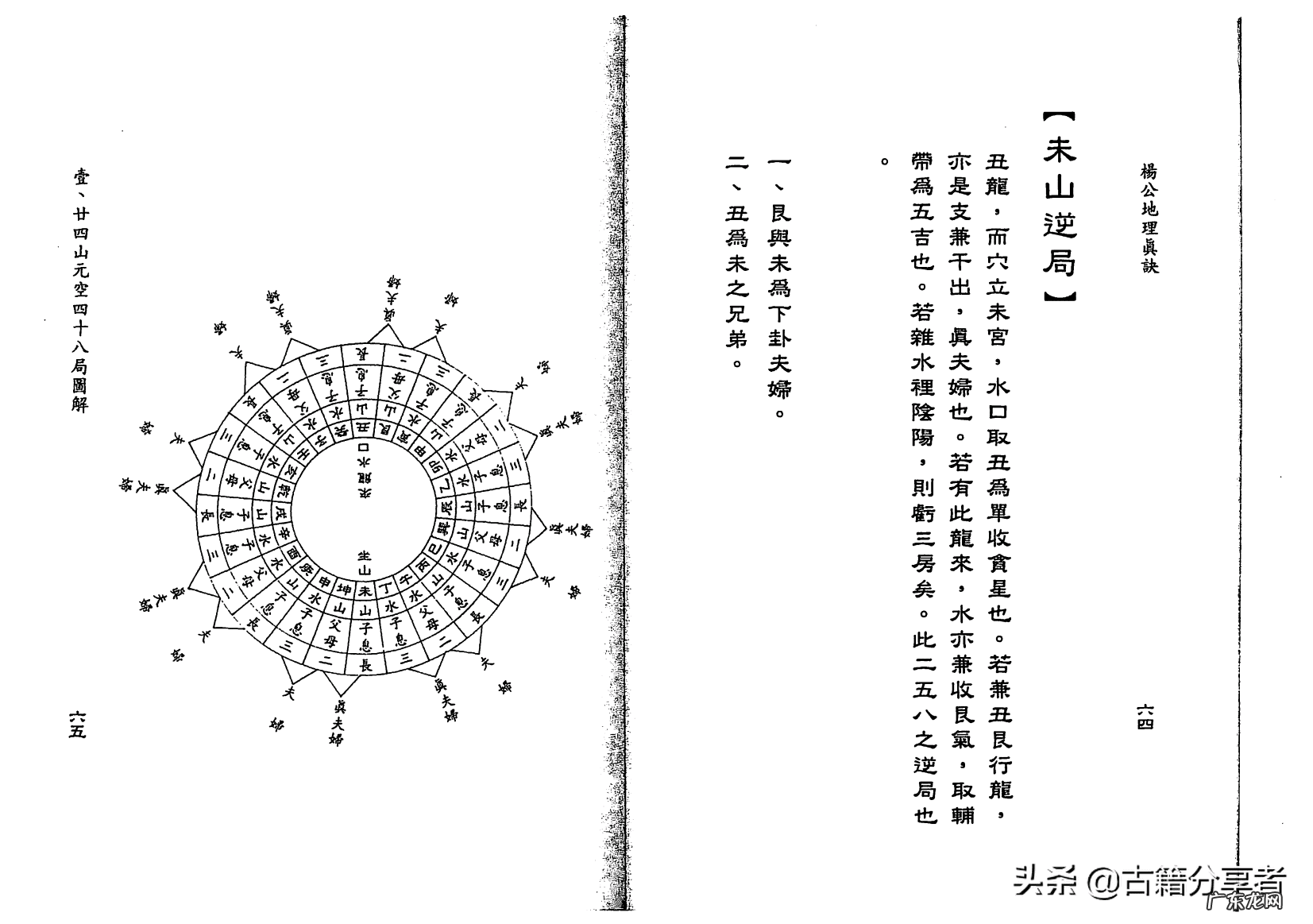 杨公风水秘诀 杨公风水掌诀