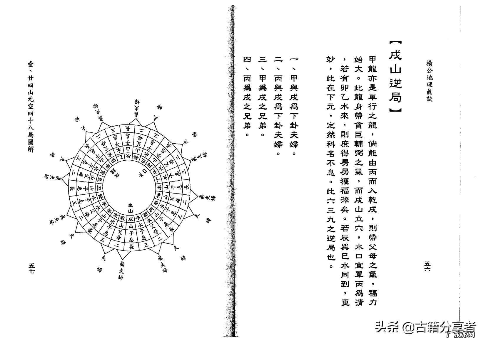 杨公风水秘诀 杨公风水掌诀