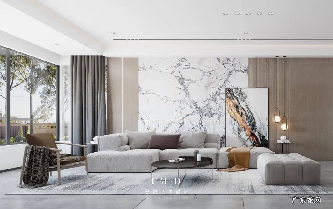 客厅背景墙风水讲究 布艺沙发背景墙