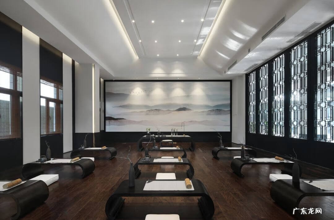 古风桃花水墨画 桃花源记水墨画