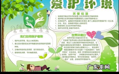 保护环境的手抄报内容?